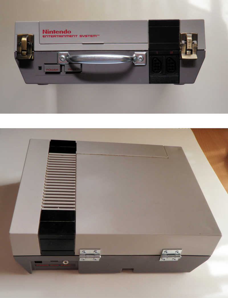 Illustration for article titled This NES Is A Briefcase. The Controller Is A Wallet.